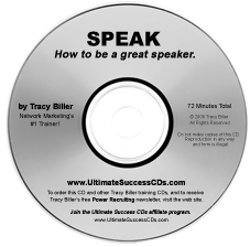 Network Marketing MLM Speak CD by Tracy Biller